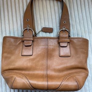 Vintage Coach Leather Bag
